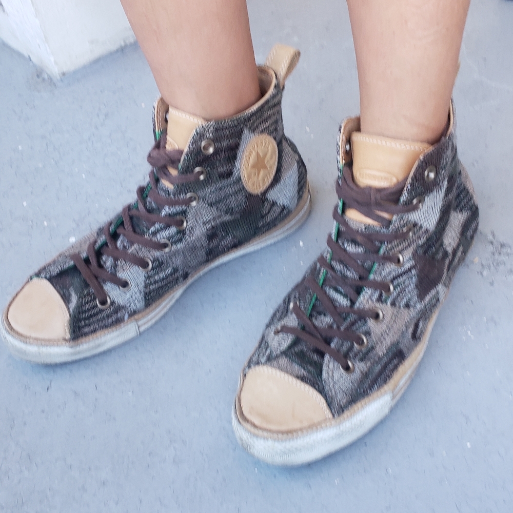 CONVERSE CT X MISSONI High top CHUCK TAYLOR Aztec print sz 9.5